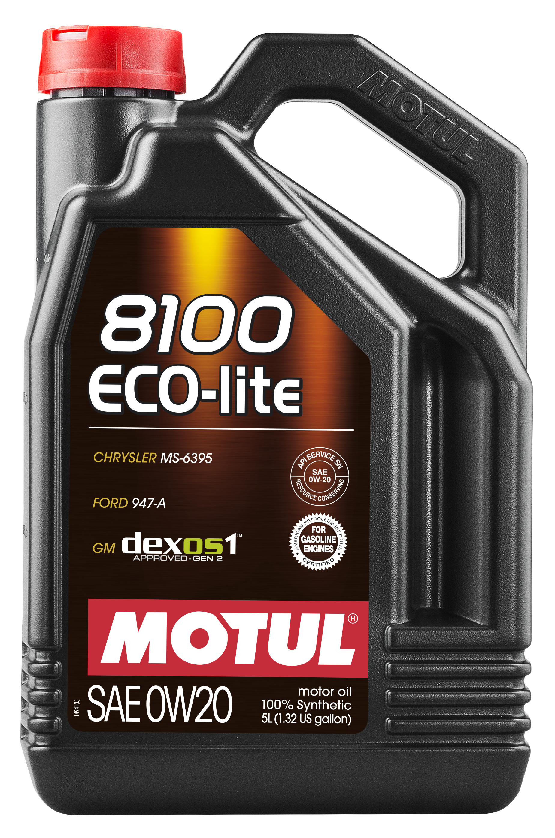 MOTUL 8100 ECO-LITE 0W20 - 5L - Synthetic Engine Oil